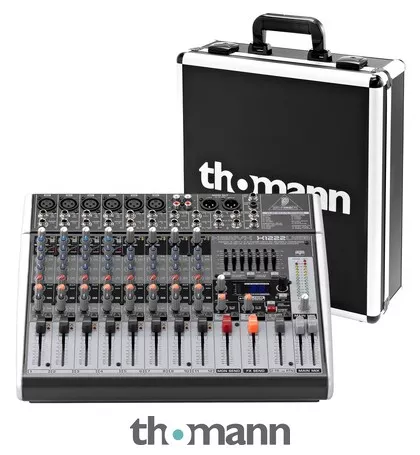 Behringer Xenyx X1222 USB Case Bundle