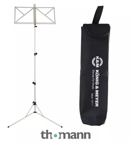 K&M 101 Stand Nickel Colored Set