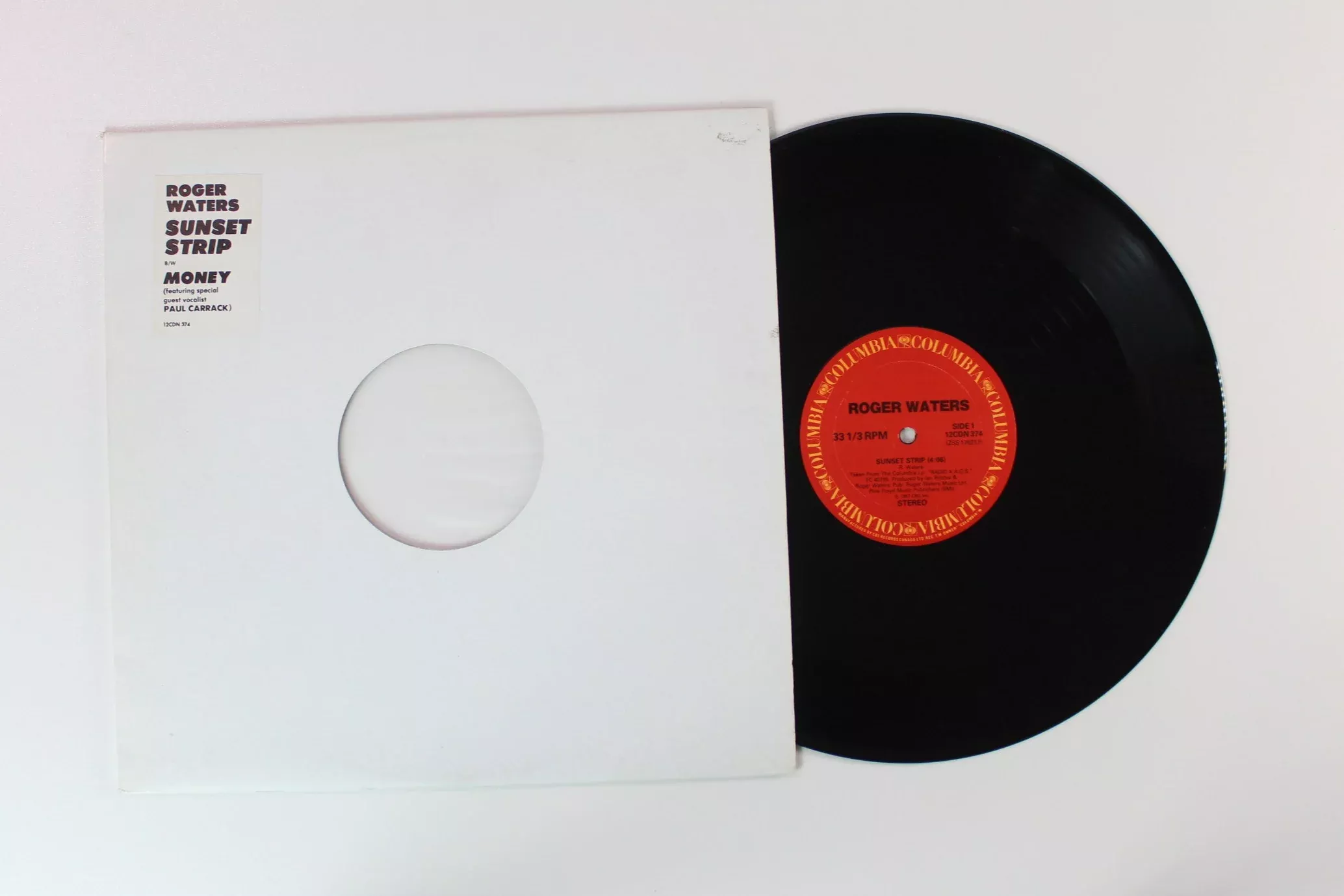 Roger Waters - Sunset Strip on Columbia 12" Single