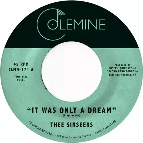 Thee Sinseers: It Was Only A Dream - 7-INCH SINGLE